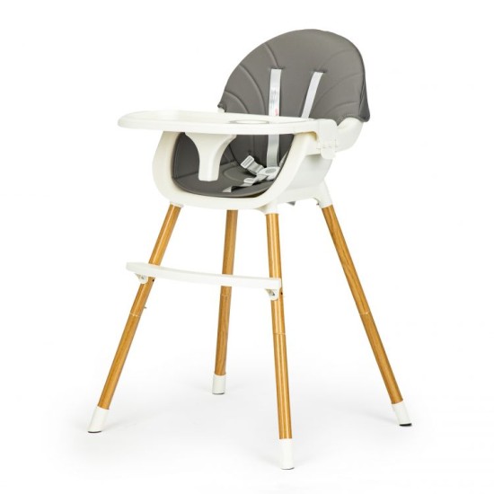Maitinimo kėdutė Ecotoys Grey New 2in1
