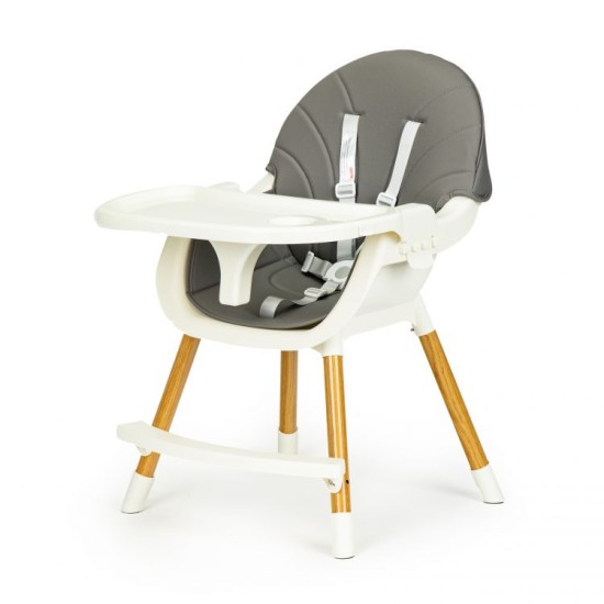 Maitinimo kėdutė Ecotoys Grey New 2in1