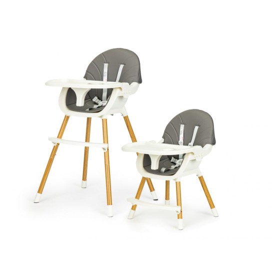 Maitinimo kėdutė Ecotoys Grey New 2in1