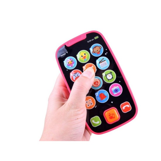 Žaislinis muzikinis telefonas Smartphone Hola Rose