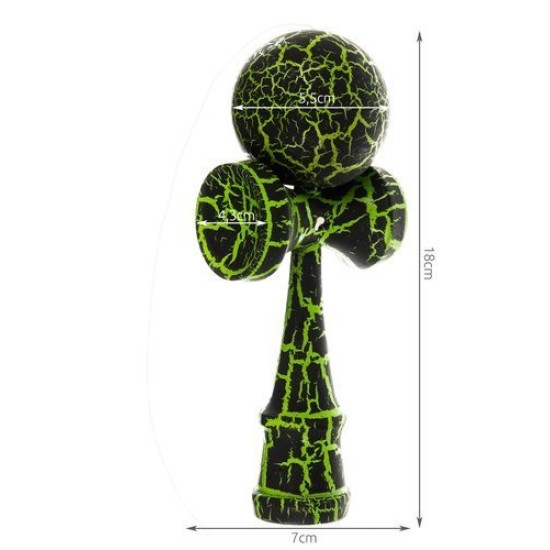 Koka prasmju spēle KENDAMA — zaļa