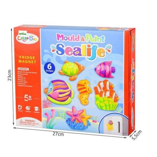 Radošais ģipša liešanas komplekts "Sealife"