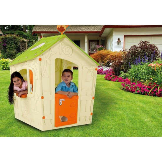 Plastmasas rotaļu māja Curver MAGIC PLAYHOUSE CREAMY