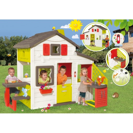 Smoby vaikiškas žaidimų namelis Friends House