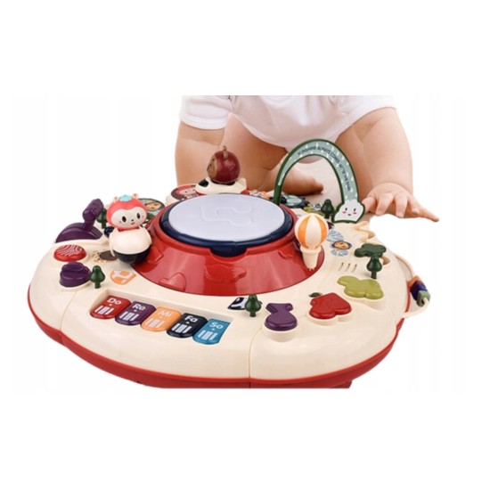 Lavinamasis muzikinis staliukas „Luxury“ Red