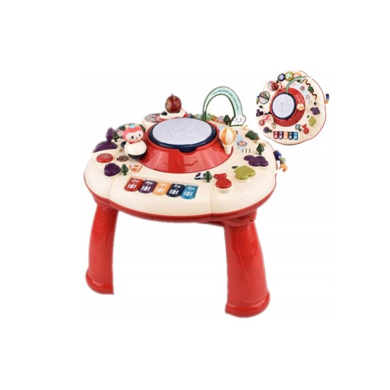Lavinamasis muzikinis staliukas „Luxury“ Red