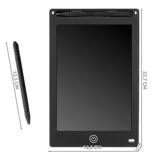 LCD rašymo / piešimo lentelė 8.5 colių