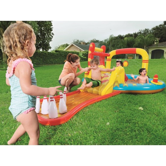 BESTWAY vandens žaidimų baseinas "Lil' Champ" 235 x 213 x 117 cm.