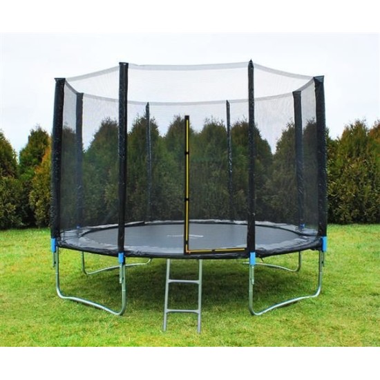 Batutas 10" 305 cm. skersmens, su apsauginiu tinkleliu ir kopėčiomis MALATEC.