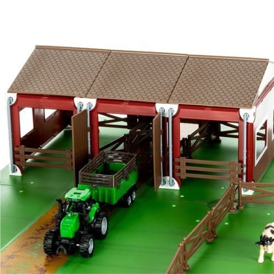 Traktoriai su priedais  Farm 102 elementai