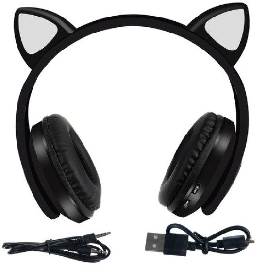 Bezvadu Bluetooth austiņas ar LED austiņām