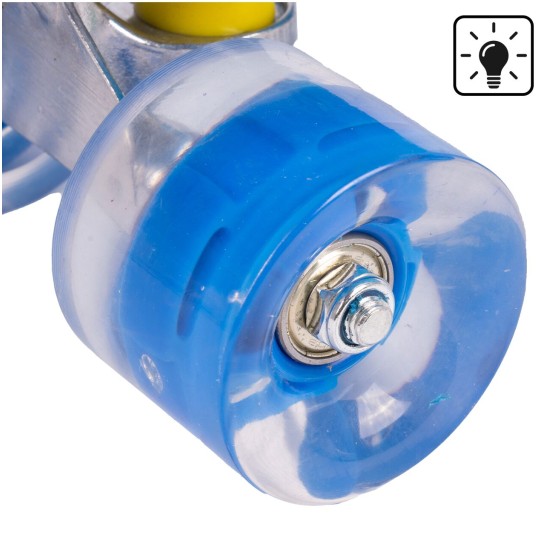 Bērnu skrituļdēlis "Kosmoss" 56 cm ar LED gaismas riteņiem