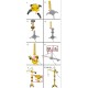 Liels, tālvadības celtniecības celtnis, RC