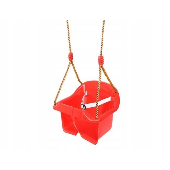 Vienvietīgās plastmasas šūpoles RED