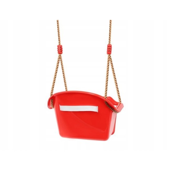 Vienvietīgās plastmasas šūpoles RED