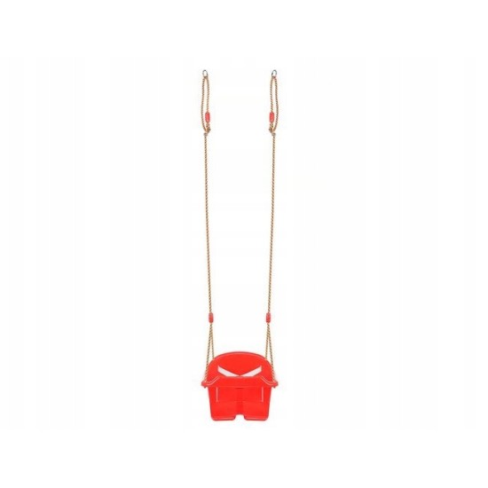 Vienvietīgās plastmasas šūpoles RED