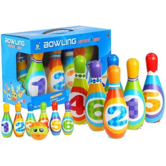 Boulinga komplekts 6 ķegļi + bumba