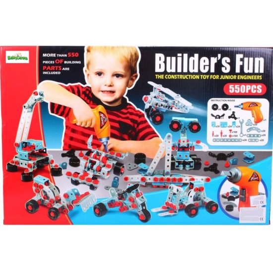 Konstruktors ar spineri 550 daļas