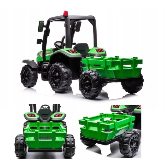 Elektriskais bērnu traktors BLT-206, zaļš
