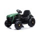 Elektriskais traktors ar piekabi BDM0925, zaļš