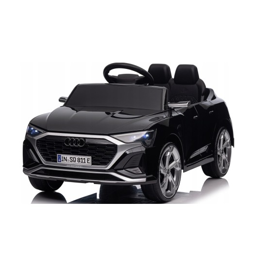Elektroauto bērniem Audi E-Tron SQ8, 4x4, melns