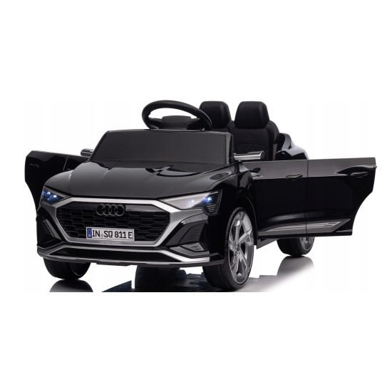 Elektroauto bērniem Audi E-Tron SQ8, 4x4, melns