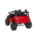 Elektroauto bērniem Jeep Tumša nakts, sarkana