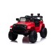 Elektroauto bērniem Jeep Tumša nakts, sarkana