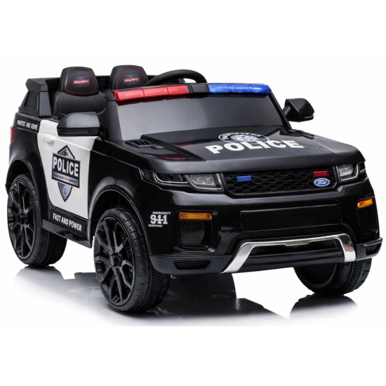 Vienvietīga policijas elektromobile BBH-021, melna