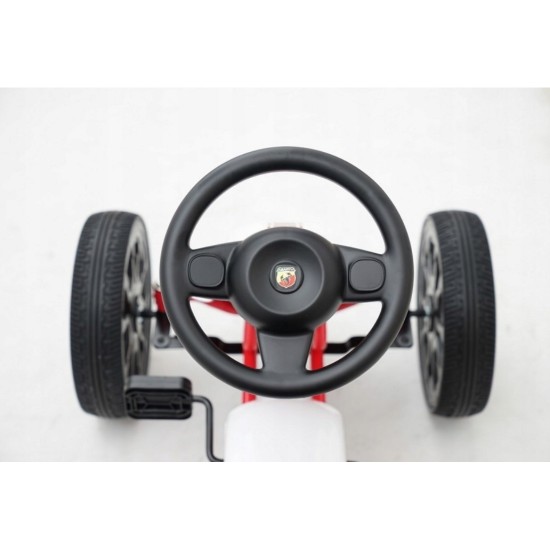 Hecht Abarth gokarts, balts