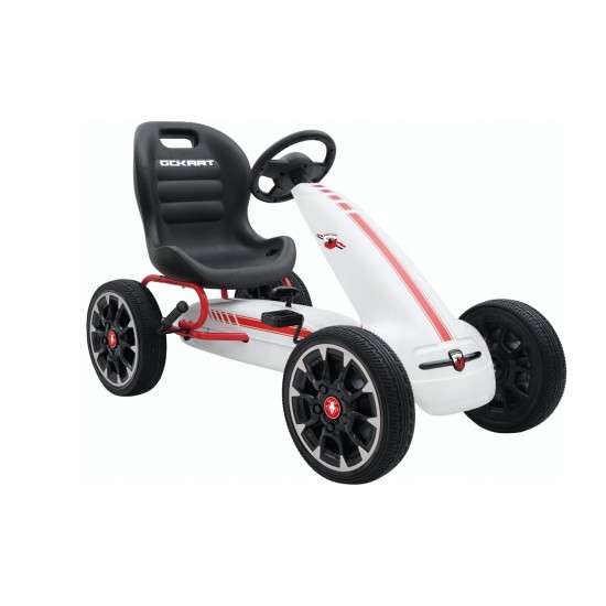 Hecht Abarth gokarts, balts