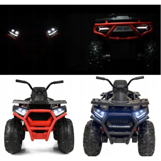 Vienvietīgs bērnu elektromobilis Quad ATV Desert, melns