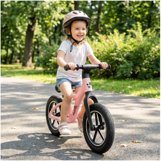 Bērnu līdzsvara velosipēds Nylu Pink 12"