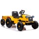 Ar akumulatoru darbināms dzeltens traktors CH9959