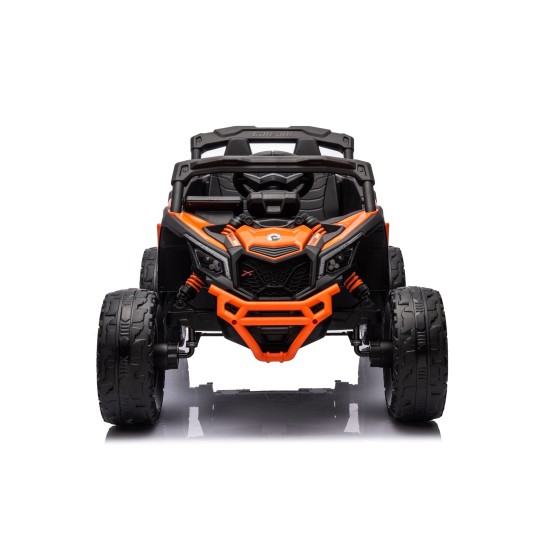 Vienvietīgs bērnu elektromobilis Can-Am Maverick ATV 800w, 4x4. oranža