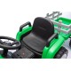New Holland elektriskais traktors ar piekabi, zaļš