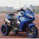 Elektriskais bērnu trīsritenis "Speed ​​​​1200GS" (zils)
