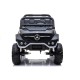 Divvietīgs elektromobilis bērniem Lean Cars Mercedes Unimog 4x4, melns