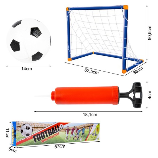 Bērnu futbola vārtu komplekts