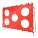 Bērnu futbola treniņu vārti 2in1 + precīzs paklājiņš 215 x 153 x 76 cm