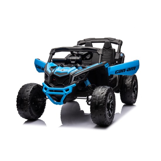 Vienvietīgs bērnu elektromobilis Can-Am Maverick ATV 800w, 4x4. zils