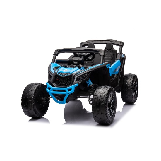 Vienvietīgs bērnu elektromobilis Can-Am Maverick ATV 800w, 4x4. zils