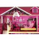 Koka leļļu namiņš ar mēbelēm Villa Amelia 120 cm.