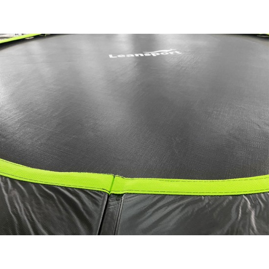Batuts 12" 366 cm diametrā, ar drošības tīklu un kāpnēm "LEAN Sport Max"