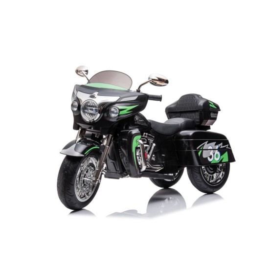 Elektriskais klusais trīsriteņu motocikls Goldwing NEL-R1800GS, melns