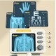 Ārstu komplekts ar ratiņiem "Medicīnas ratiņi", blue