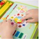 Montessori manipulatīvās izglītojošās aktivitāšu grāmata — koferis