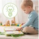 Montessori manipulatīvās izglītojošās aktivitāšu grāmata — koferis