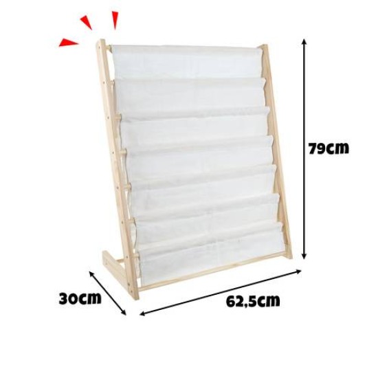Bērnu grāmatu skapis, statīvs, plaukts 79cm