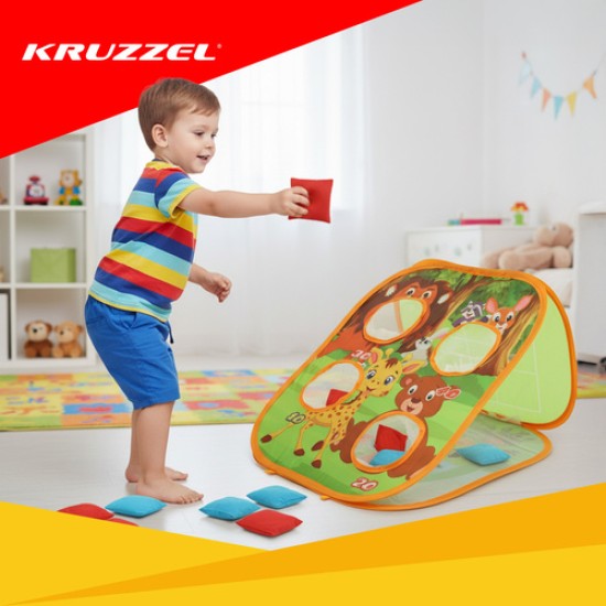 Spēļu mērķis 3 vienā izbīdāms statīvs, nulles un krusti, pārnēsājams, piemērots lietošanai gan iekštelpās, gan ārā